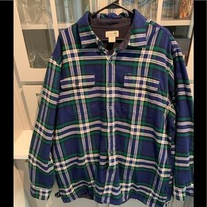 L.L. Bean Fleece Lined Flannel